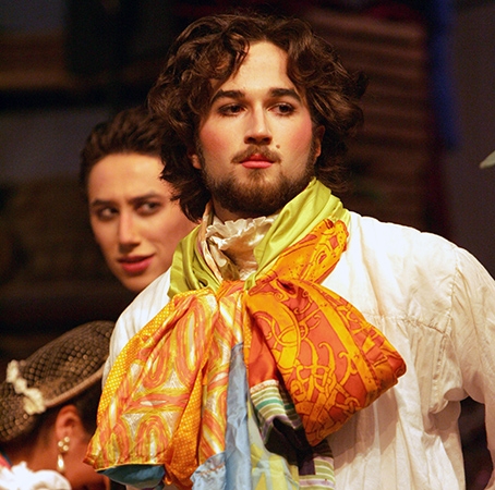 Students on stage in a Theatre Arts production