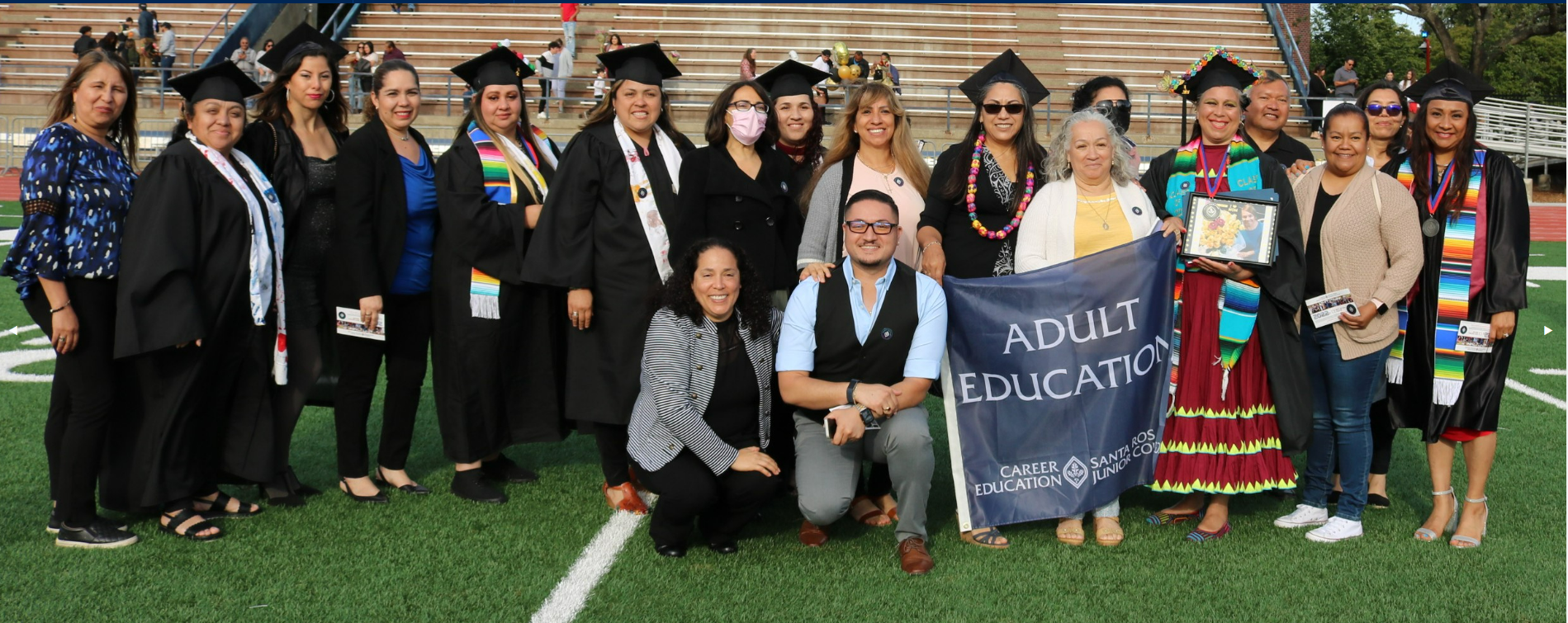 Adult Education Students at Celebrate CE ceremony
