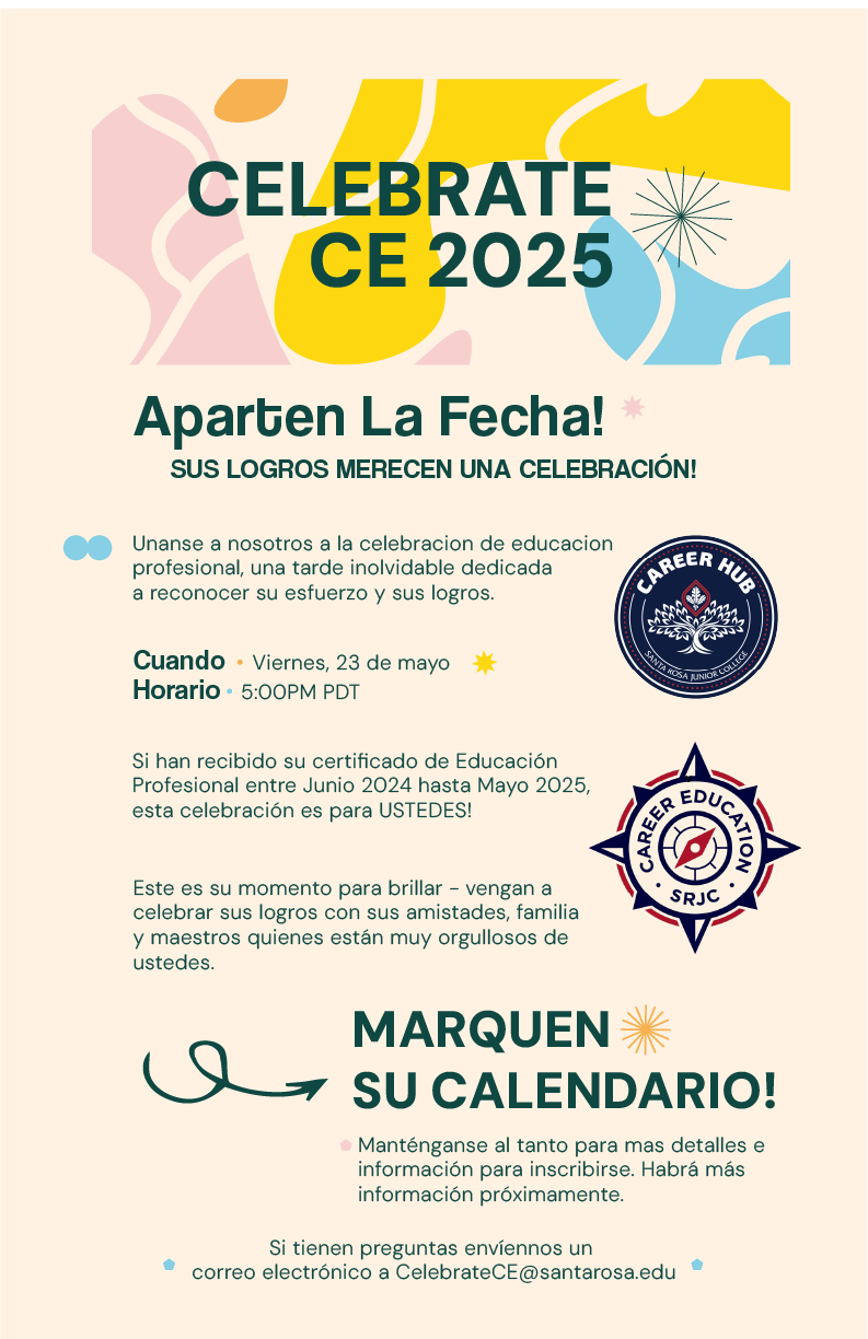 Celebrate CE Spanish Save the Date